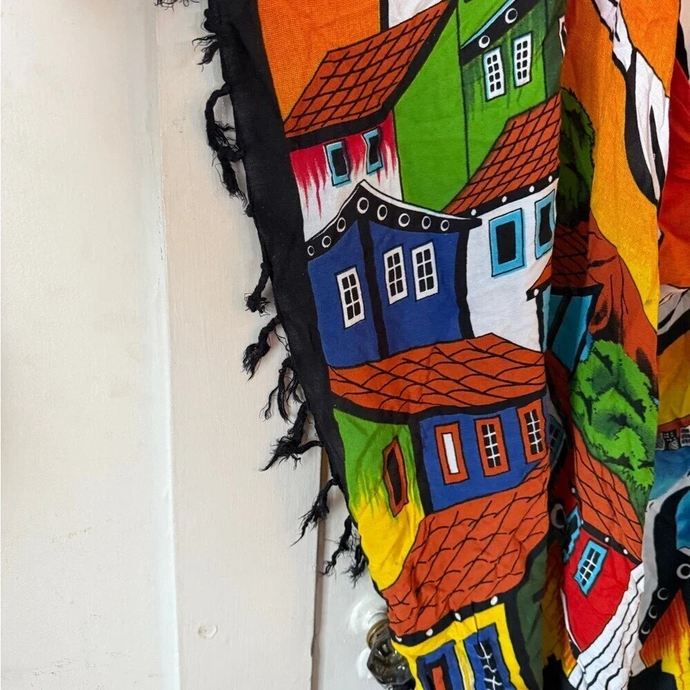 Colorful Cityscape Scarf